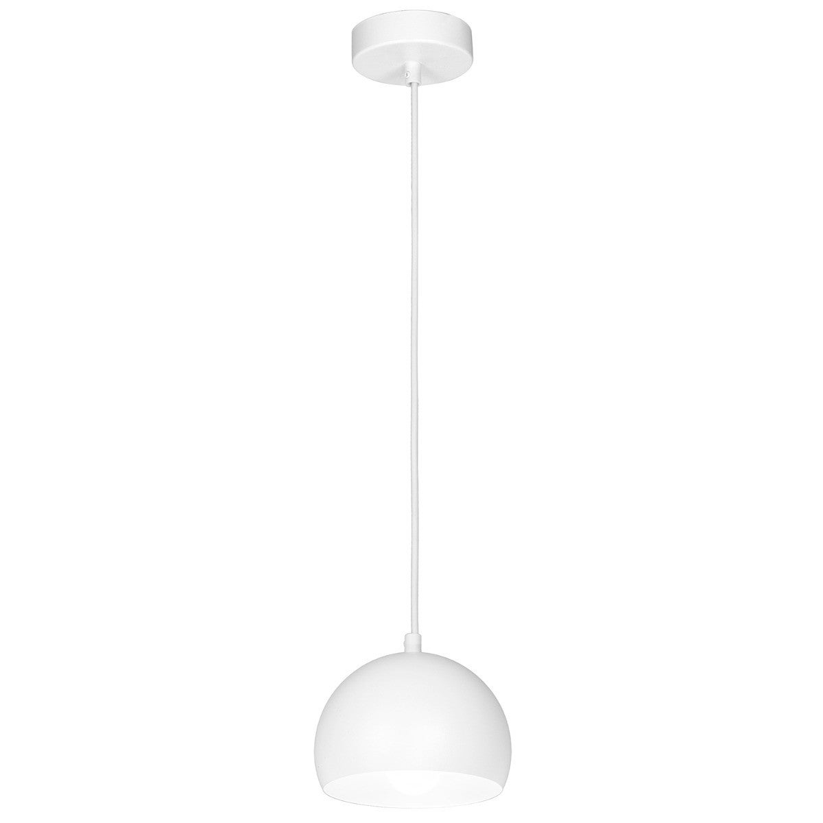 Lampa wisząca Sool biały matowy 1xE27x15W minimalistyczna wym: 110 x 15 x 15 cm metal Luminex
