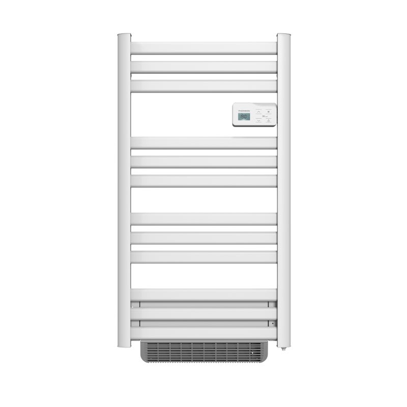 Elektryczny suszarka do ręczników Thomson bez płynu, podłączona do sieci WiFi, z dmuchawą 500 + 1000 W, kolor kosmos