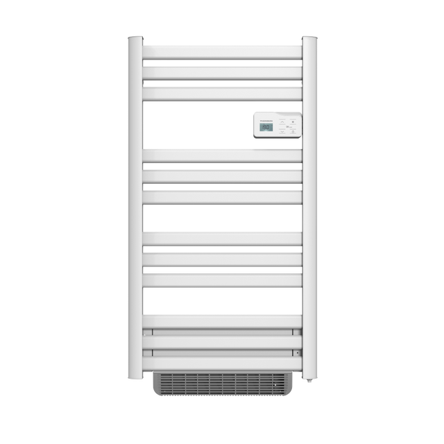 Sèche-serviette électrique sans fluide connecté WiFi avec soufflerie 500 + 1000W Thomson COSMO blanc