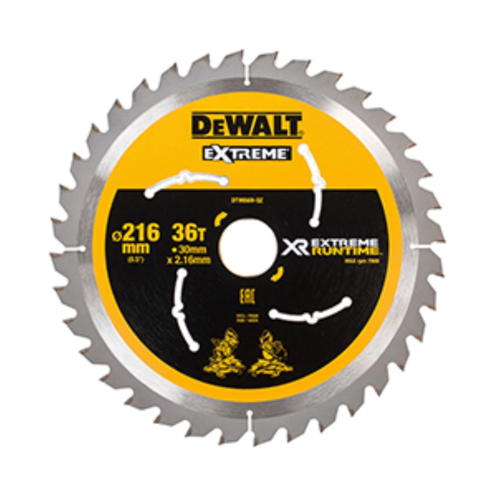 Dewalt DT99569-QZ Lame de scie circulaire stationnaire XR Runtime 216x30mm 36 dents - 6