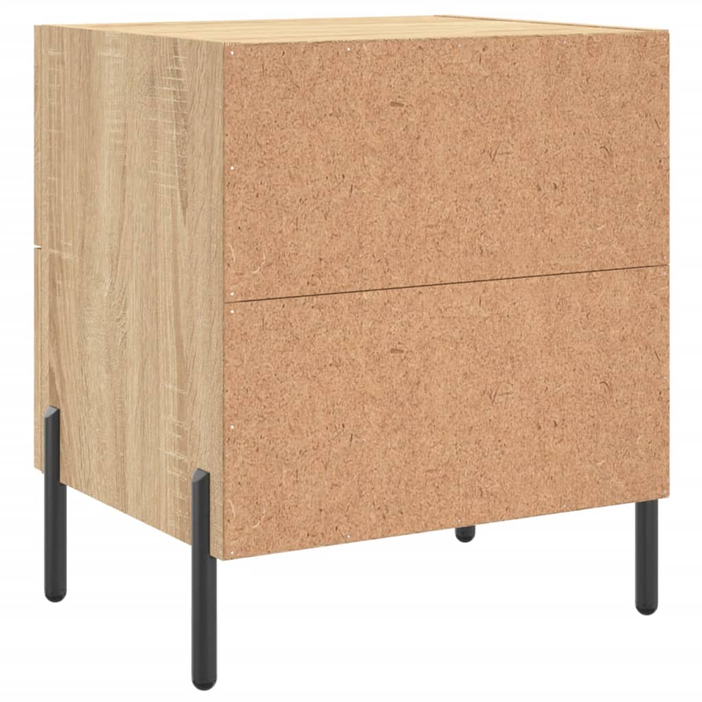 Maison Exclusive - Table de chevet chêne sonoma 40x35x47,5 cm bois d’ingénierie - 8