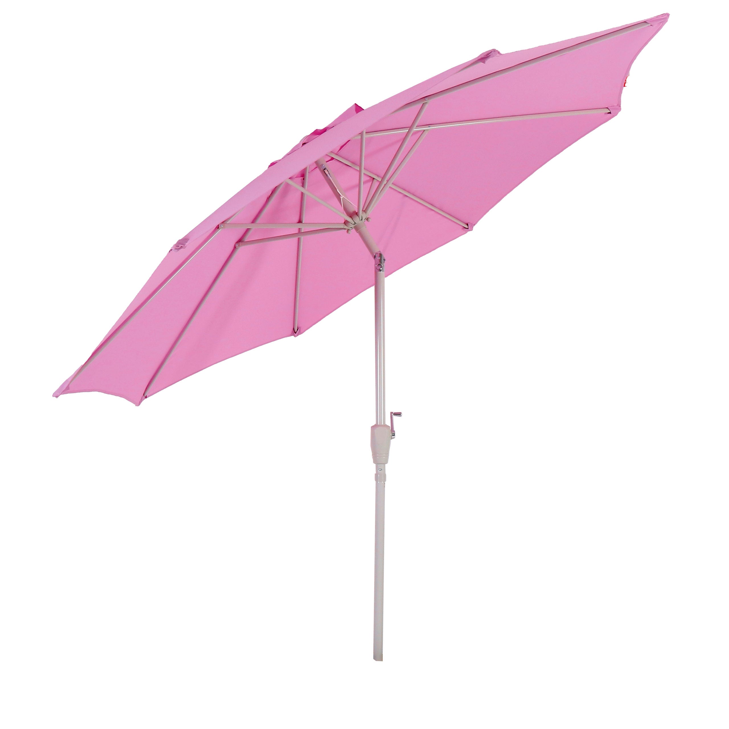 Parasol ogrodowy N18, parasol ogrodowy, Ø 2,7 m, regulowany, poliester/aluminium 5 kg ~ liliowy