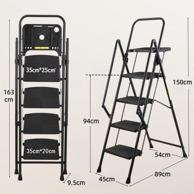 Escabeau 4 Marches FISHTEC XXL Antidérapant Secure Plus | Leroy Merlin Escabeau 4 Marches FISHTEC XXL Antidérapant Secure Plus | Leroy Merlin