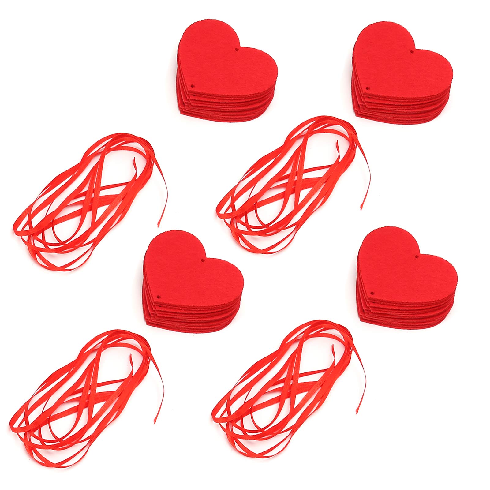 Lot De 4 Guirlandes à Suspendre En Forme De Cœur Pour Décoration De Fête De Mariage, Saint-Valentin | Leroy Merlin