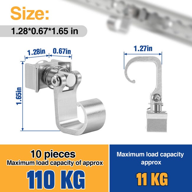 Gancio Regolabile Anodizzato Utilizzato Per L'ancoraggio D'acciaio - Foto 9