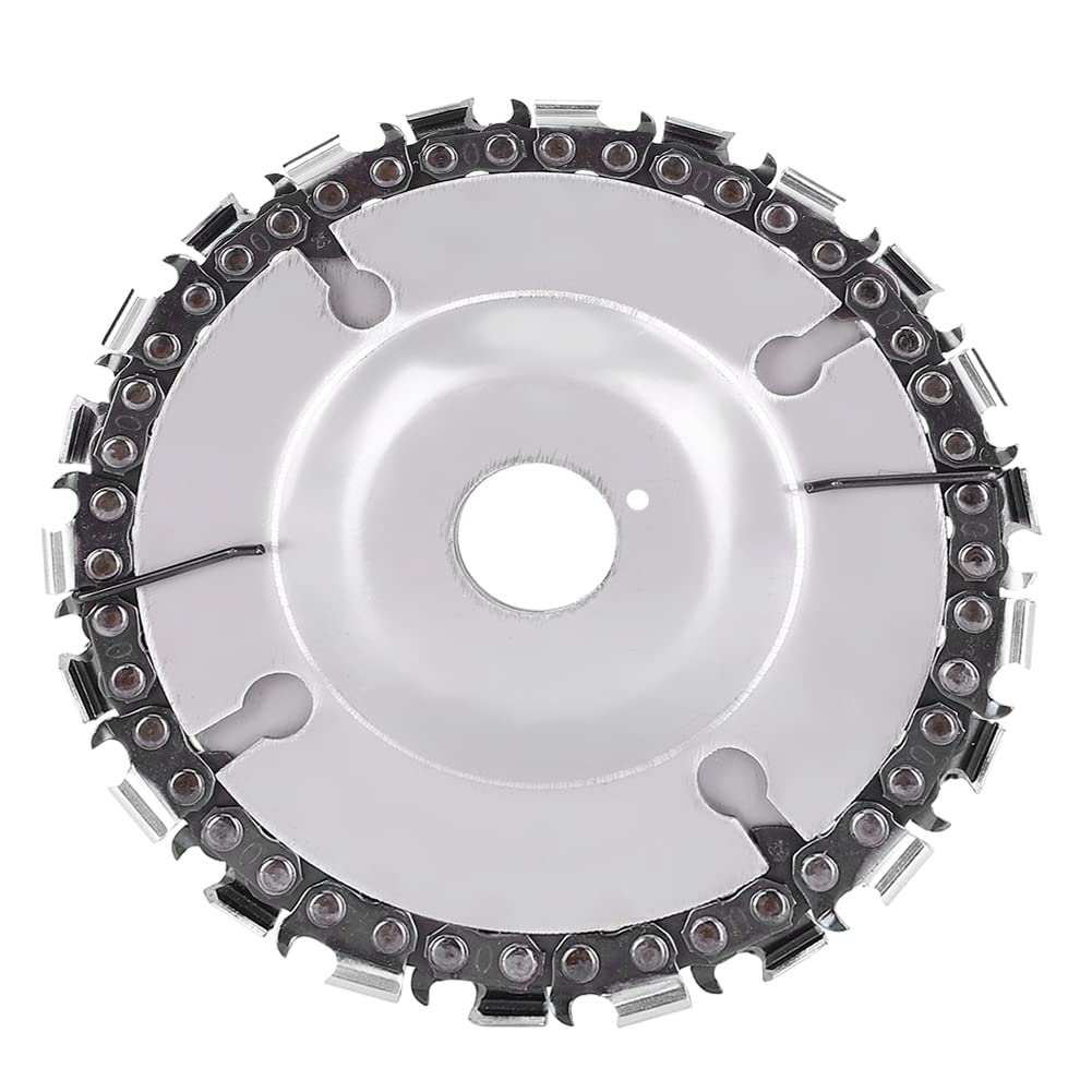 Lame de scie à chaîne pour meuleuse d'angle, disque à chaîne, accessoires de coupe pour le travail du bois - 5