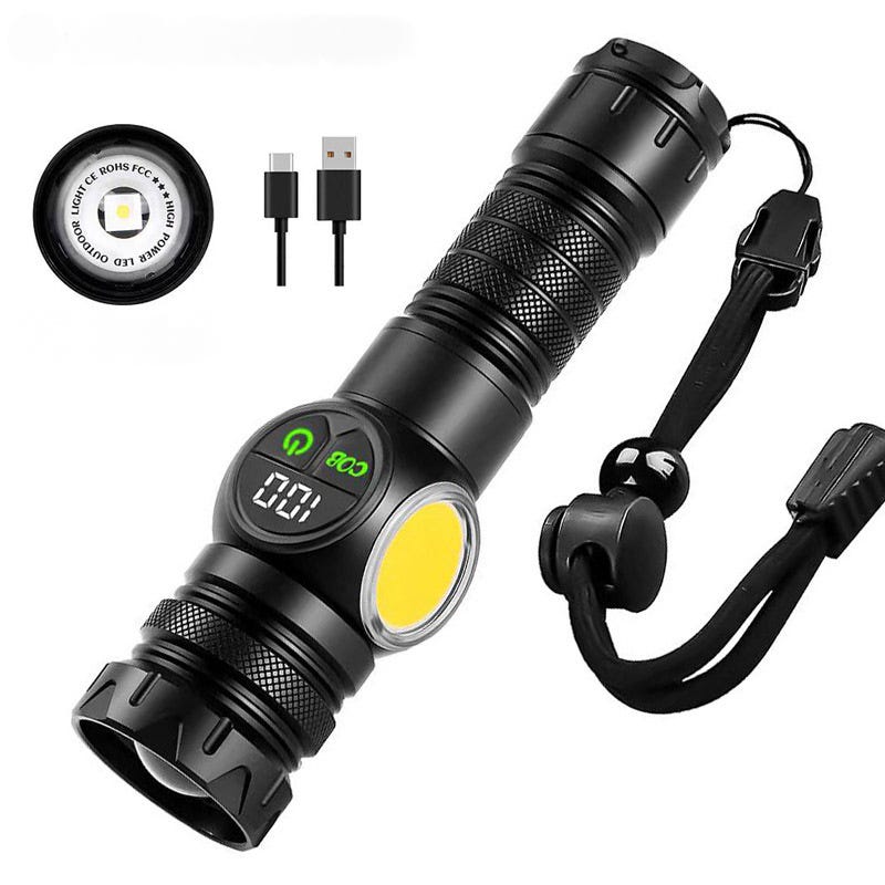 Lampe Torche Led Ultra Puissante, Tactique Lampe De Poche G3000 Avec 3 Lampe Torche Led Ultra Puissante, Tactique Lampe De Poche G3000 Avec 3