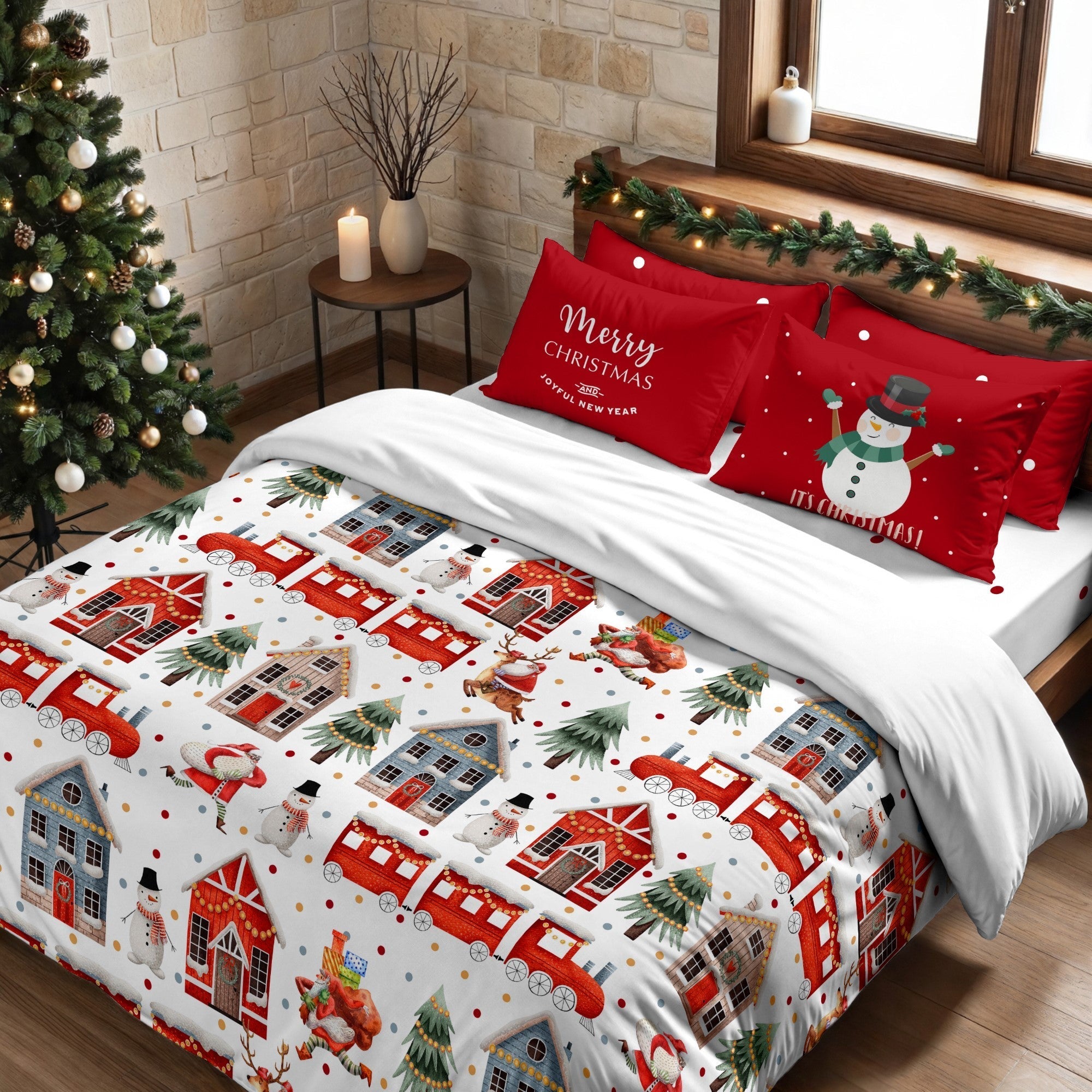 Copripiumino con bottoni a pressione Laponia 12 260x240 cm - 2