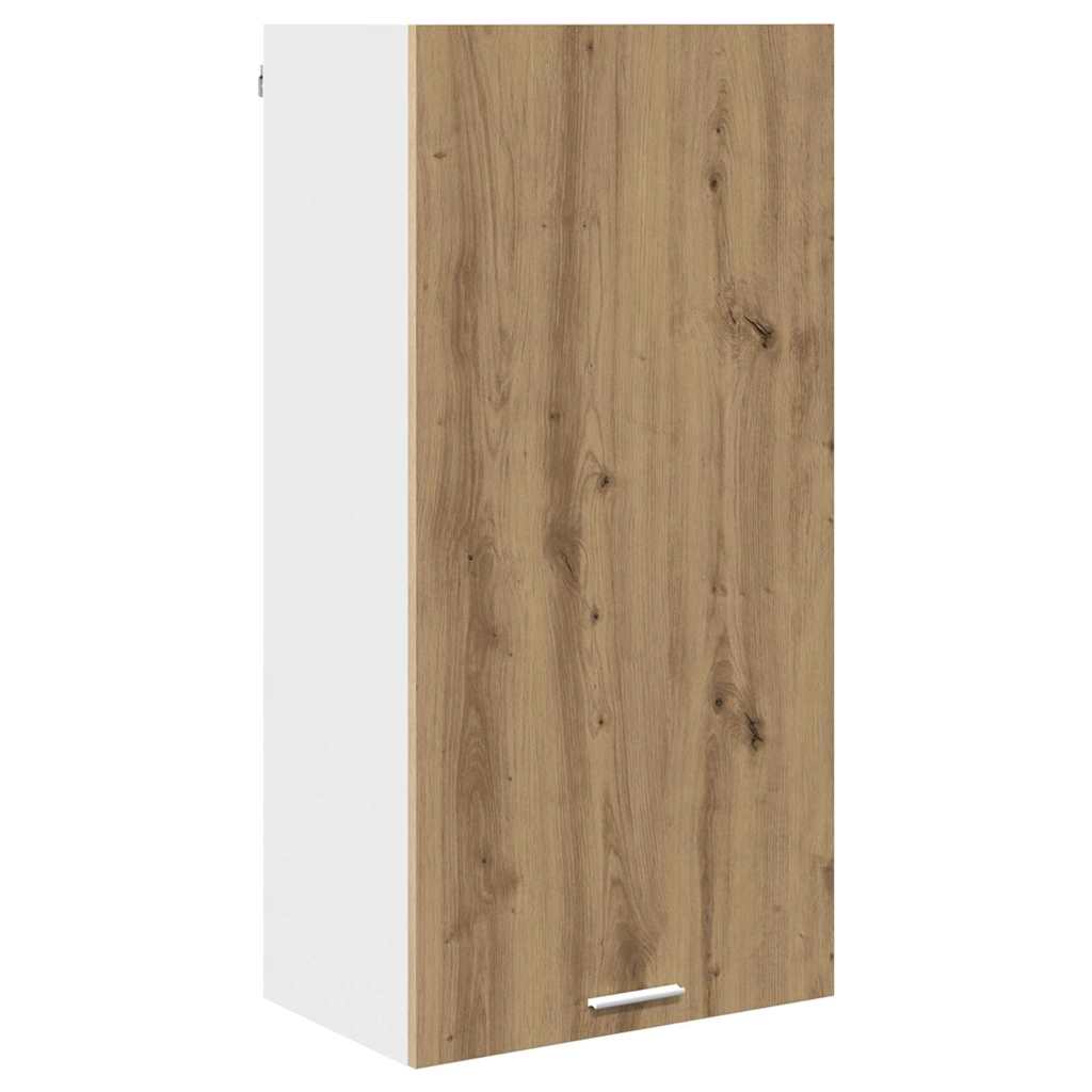 Mueble alto de cocina - módulo cocina con puerta roble artesano y 50 x 31 x 100 cm