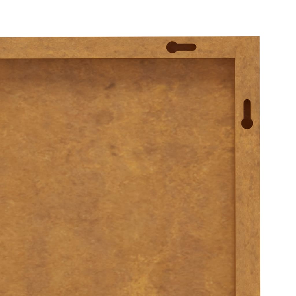 Maison Exclusive - Décoration murale jardin 105x55cm acier corten design du soleil - 7