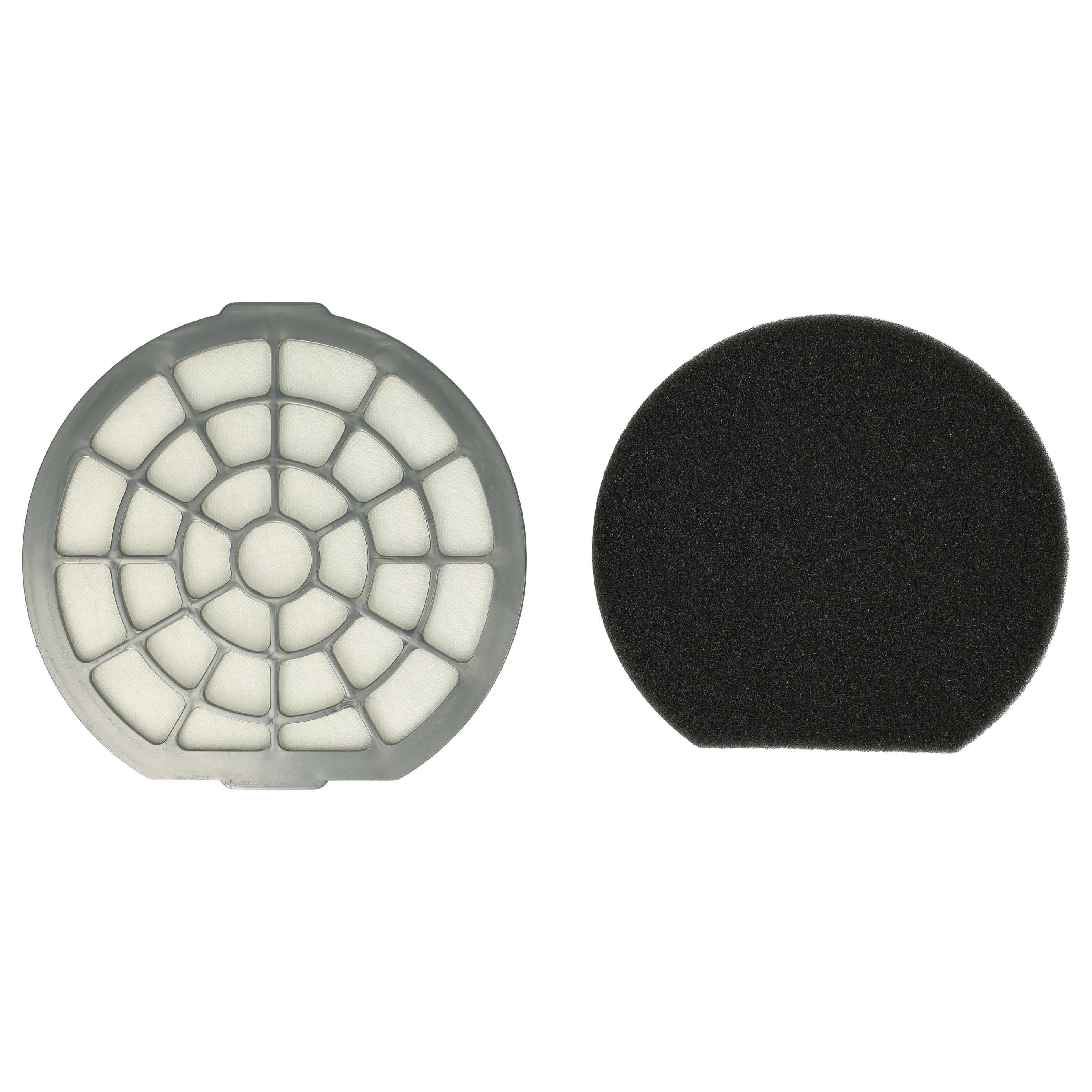 Vhbw 2x Filtro Protección Motor Doble Compatible Con Dirt Devil Infinity Excell M 5059 0 M 5051 9 M 5059 Aspiradoras 82080499