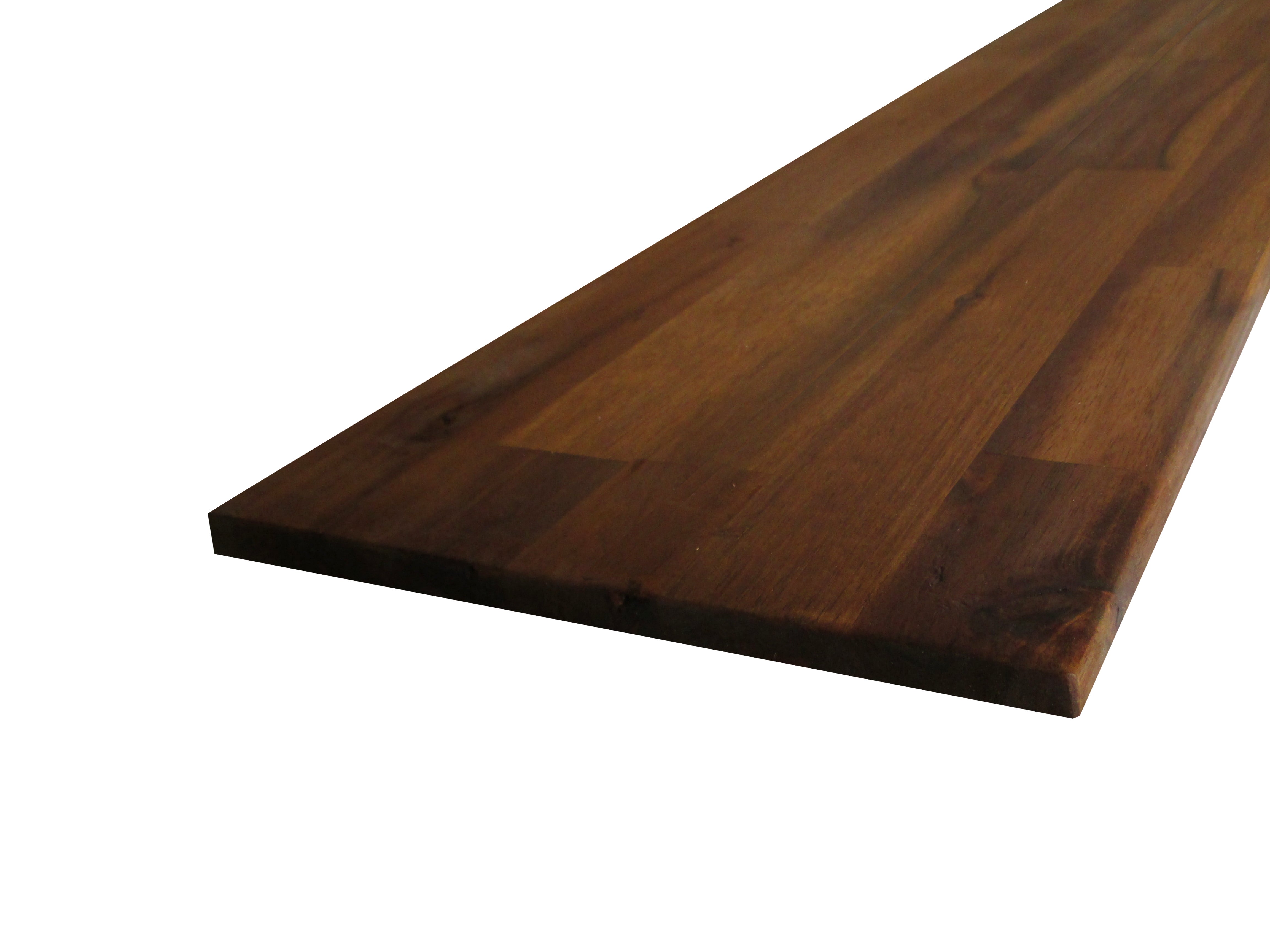 Plan de travail Acacia massif huilé lamellé collé L.250 x P.65 cm, Ep.26 mm - 4