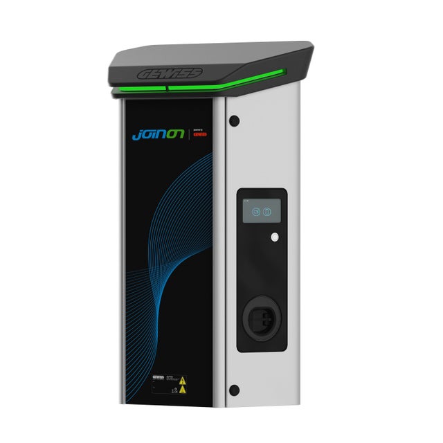Borne de recharge murale I-ON EVO RFID avec compteur MID 2 x 22 kW - Type 2S - TIC - IP55 - GEWISS - GWJ2504TF