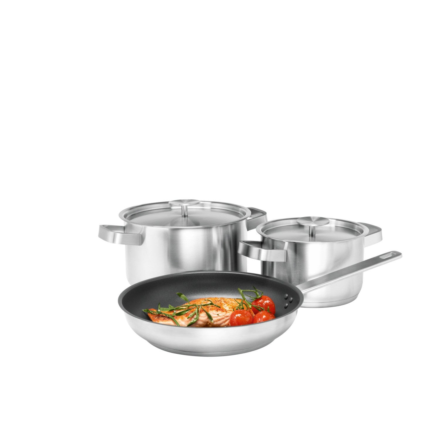 Set Padelle in Acciaio Inox | Diametro 22cm e 25cm
