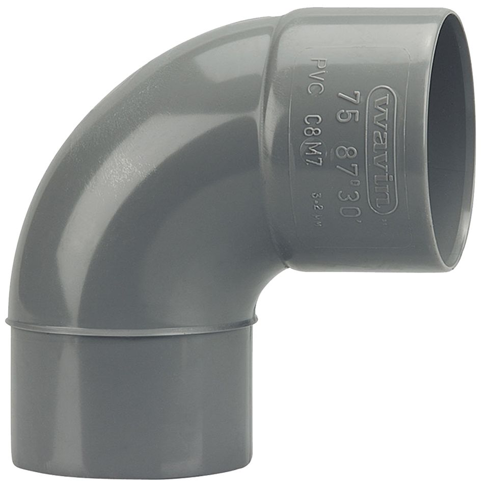 Coude PVC Wavin Mâle Femelle 87 30 Ø 32 WAVIN - 3