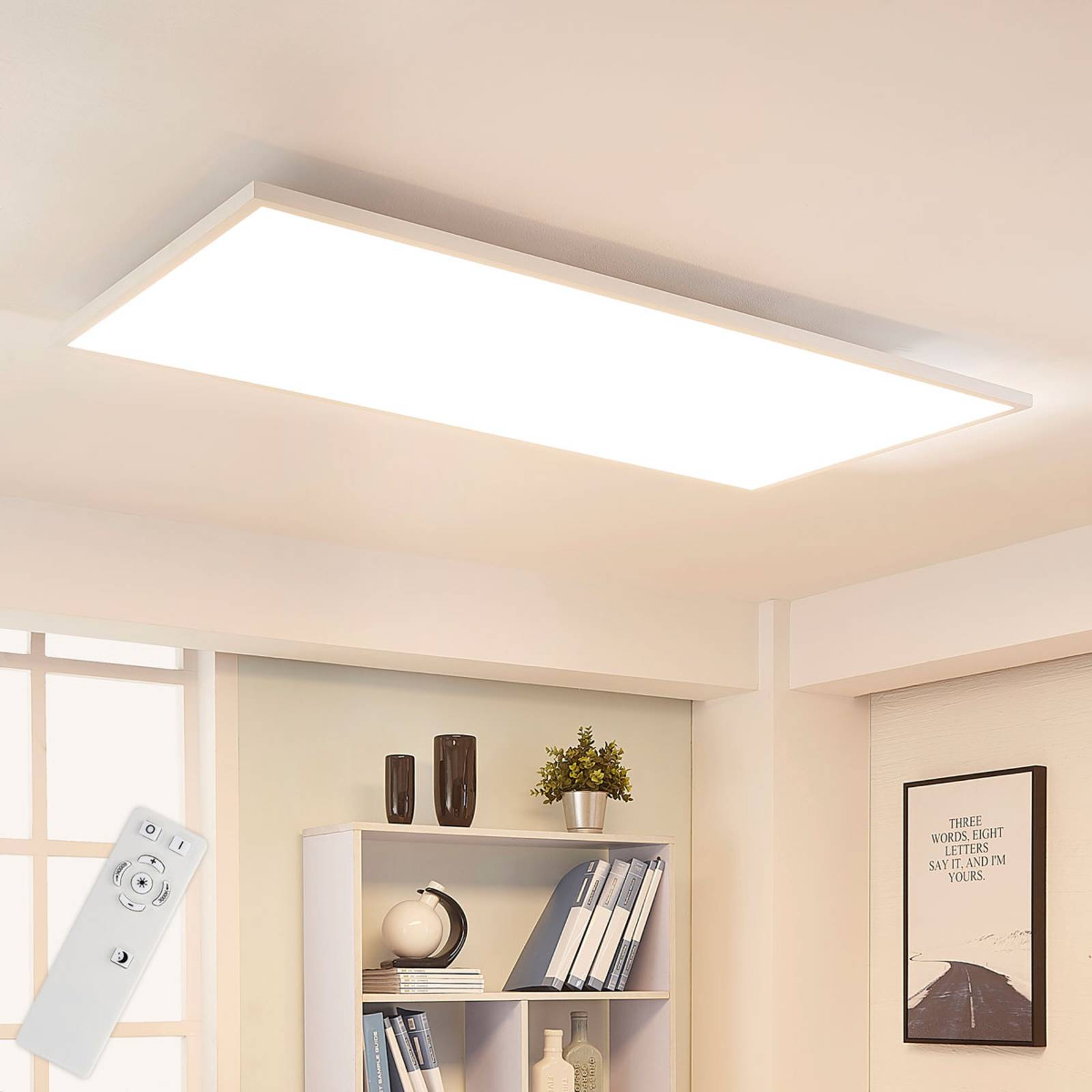 Arcchio Pannello LED dimmerabile colore Bianco, ad es. Studio & Ufficio lampadina inclusa lampada da ufficio per postazione lavoro plafoniera soffitto