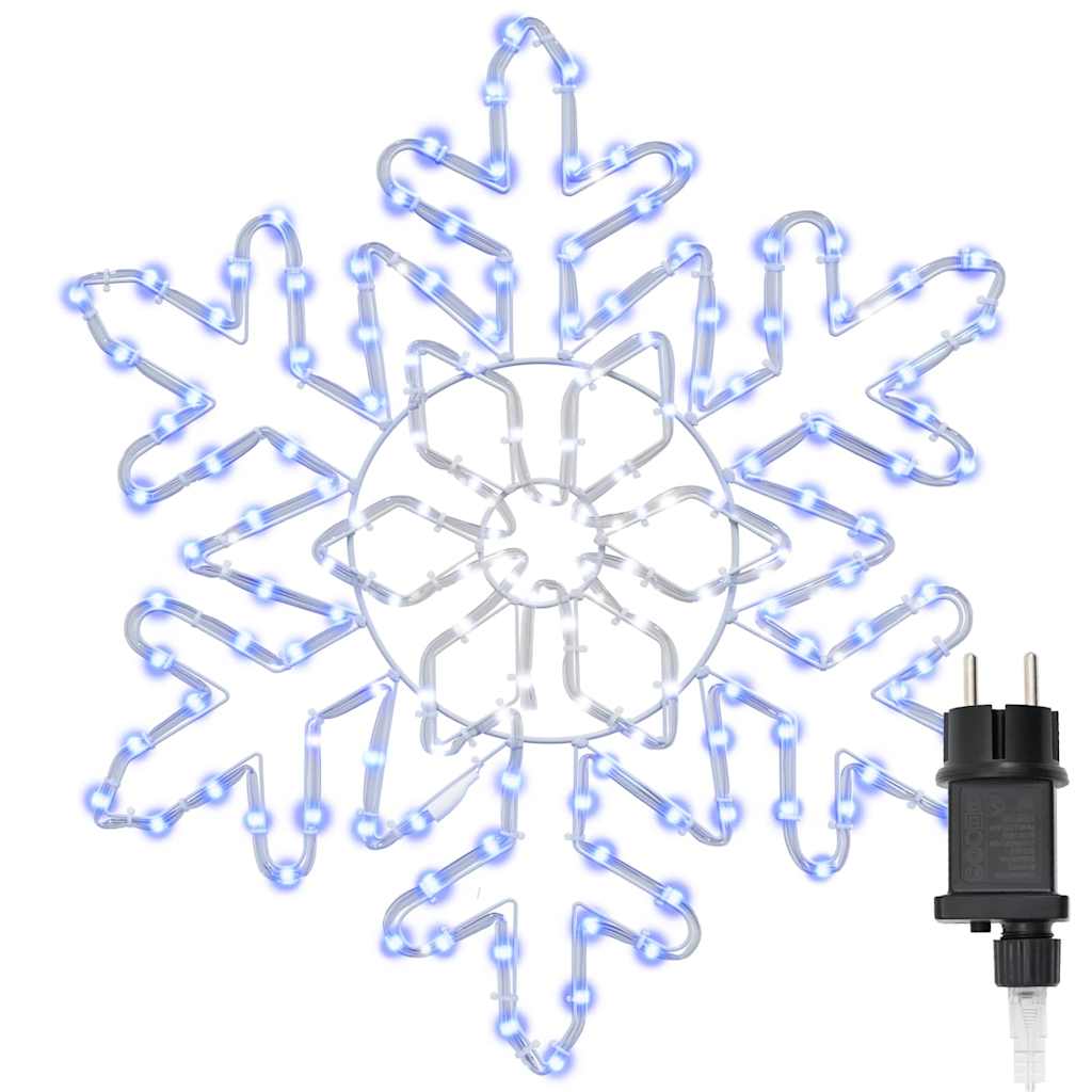 Śnieżynka na Boże Narodzenie Niebieski 55,5 x 55,5 x 0,75cm PVC