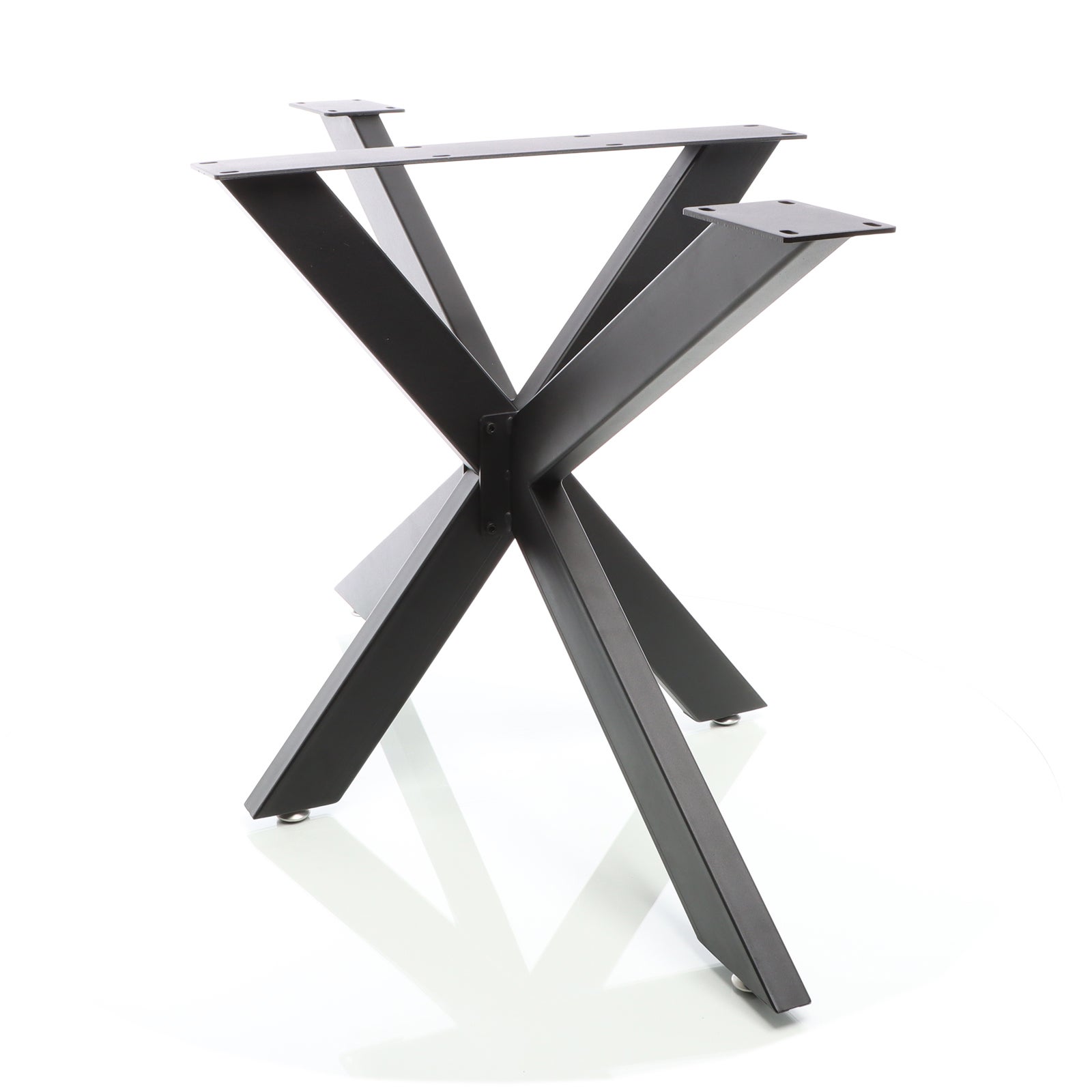 Pied de Table Spider Piètement en Acier 71x78x150cm Forme Araignée en Noir Support Surface Travail Pied de meuble Matériel de fixation… XPOtool - 9