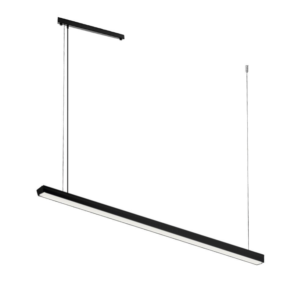 Lampa wisząca HIATE LED 30W Neutralna biel 3924lm czarna wym: 150 x 150 x 3,14 cm Shilo