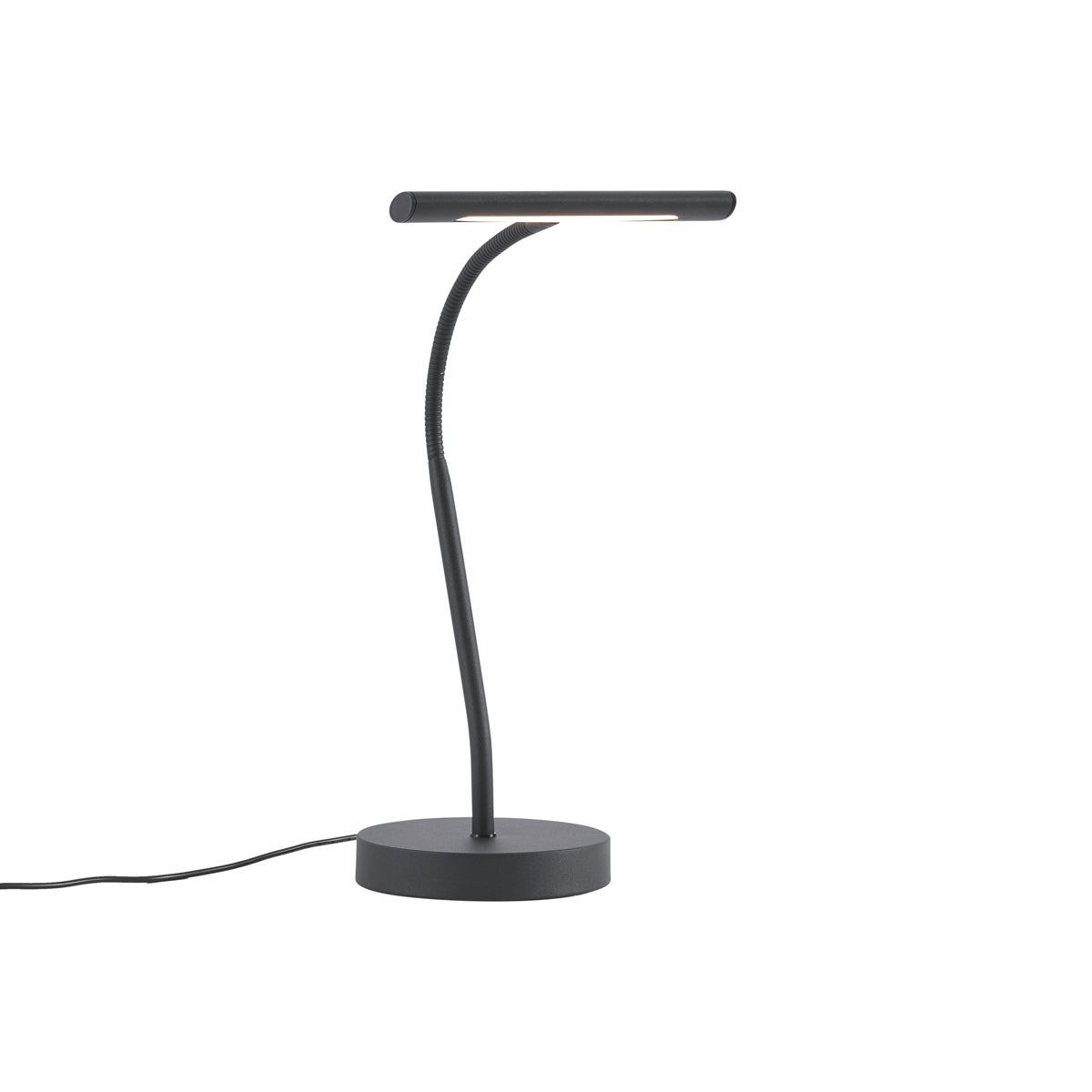 Qazqa artdeco lampa biurkowa - Tableau - czarny, Integrated led, 35cm, IP20 oświetlenie wewnętrzne