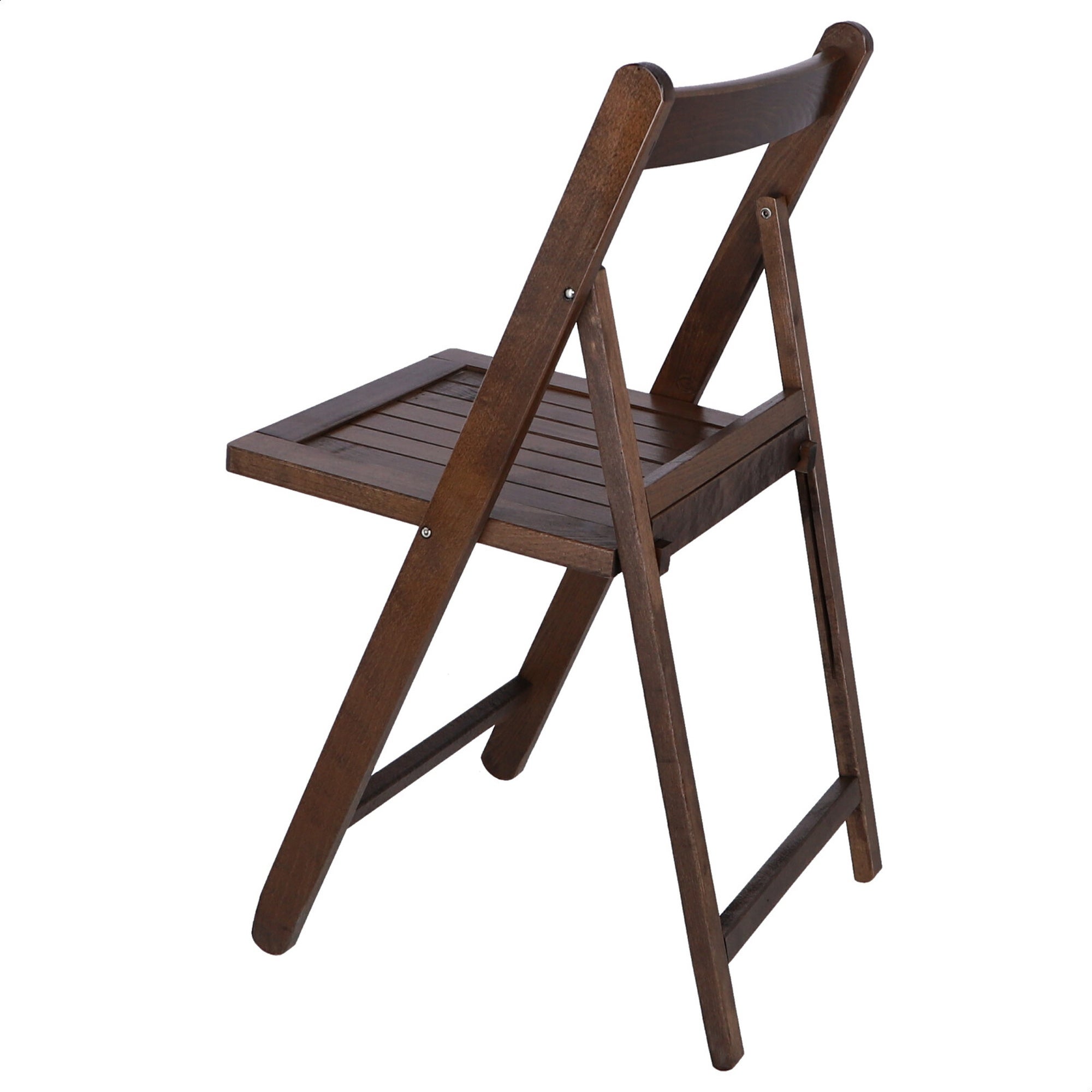 Cadeira WELL HOME FURNITURE & DECORATION NORTE em madeira de faia, acabamento em nogueira, 43x47x79 cm - 4