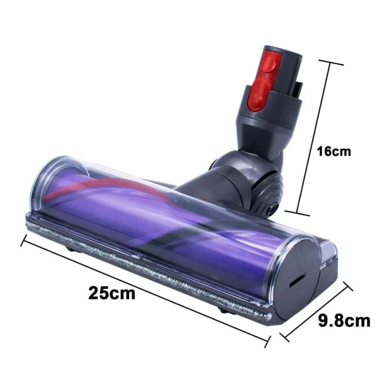 Aspirateur pour Dyson V7 V8 V10 V11 V15, Brosse à Moteur à Couple éLevé, Brosse à Rouleau à EntraîNement Direct, Brosse de Sol - 3