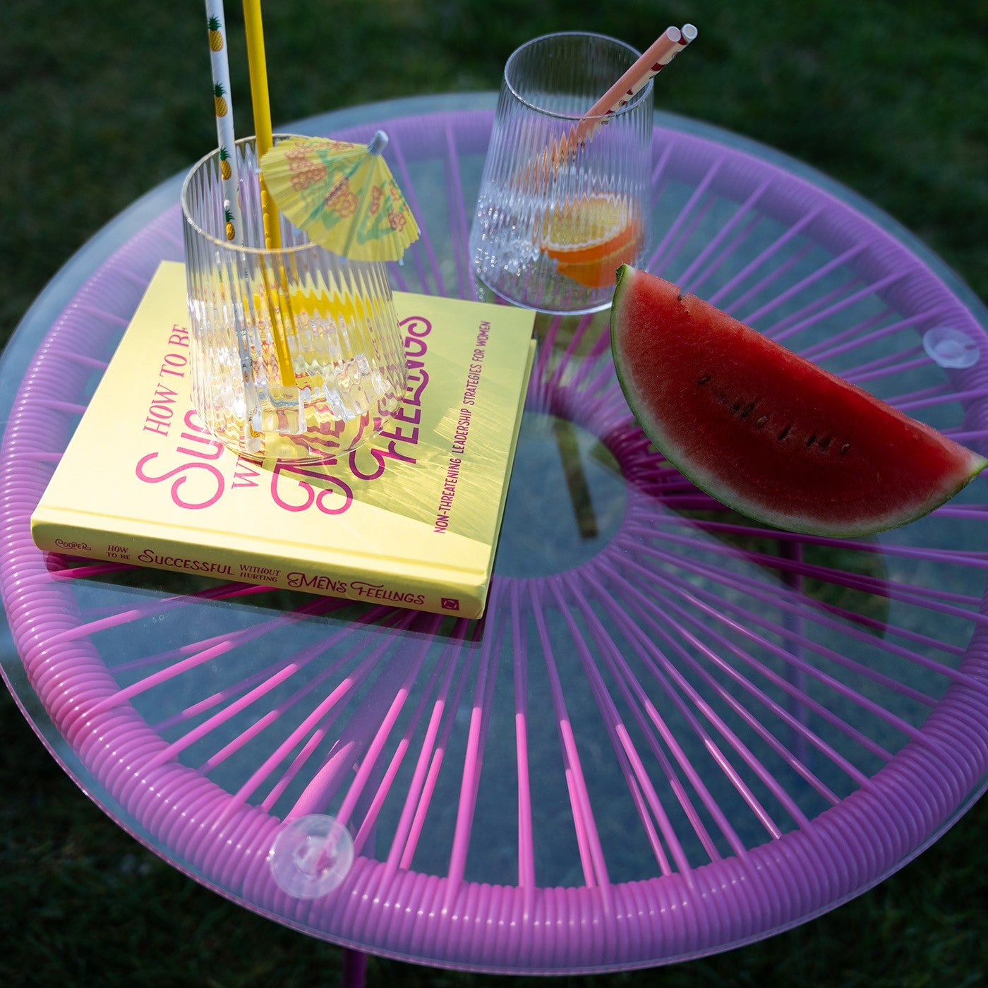 Table d'appoint Acapulco Mono rose Kare Design - 5