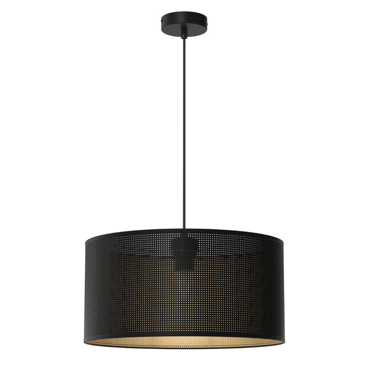 Lampa wisząca Loft Shade czarny matowa-złota 1xE27x15W wym: 120 x 40 x 40 cm metal Luminex