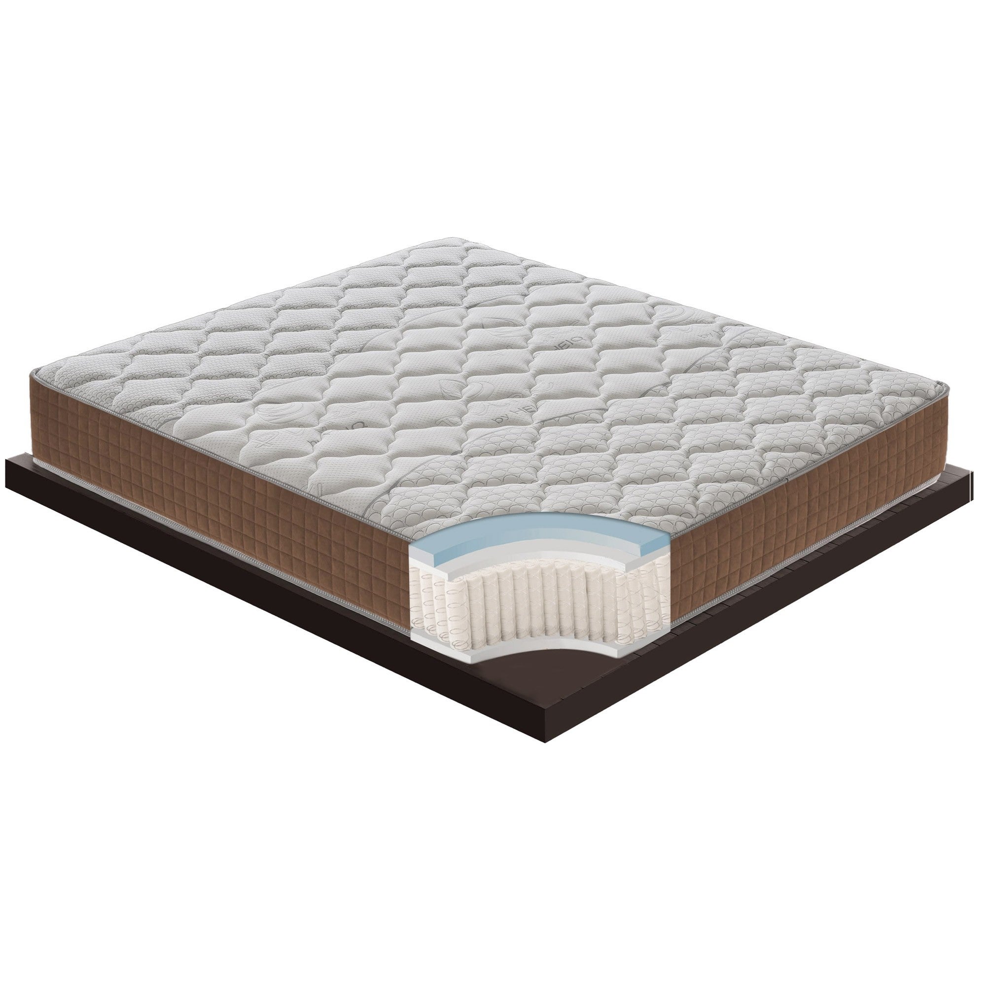 MaterassieDoghe - Matelas 150x200 à ressorts ensachés, mousse à mémoire de forme 5 cm, 1600 ressorts ensachés, 9 zones de confort - 2