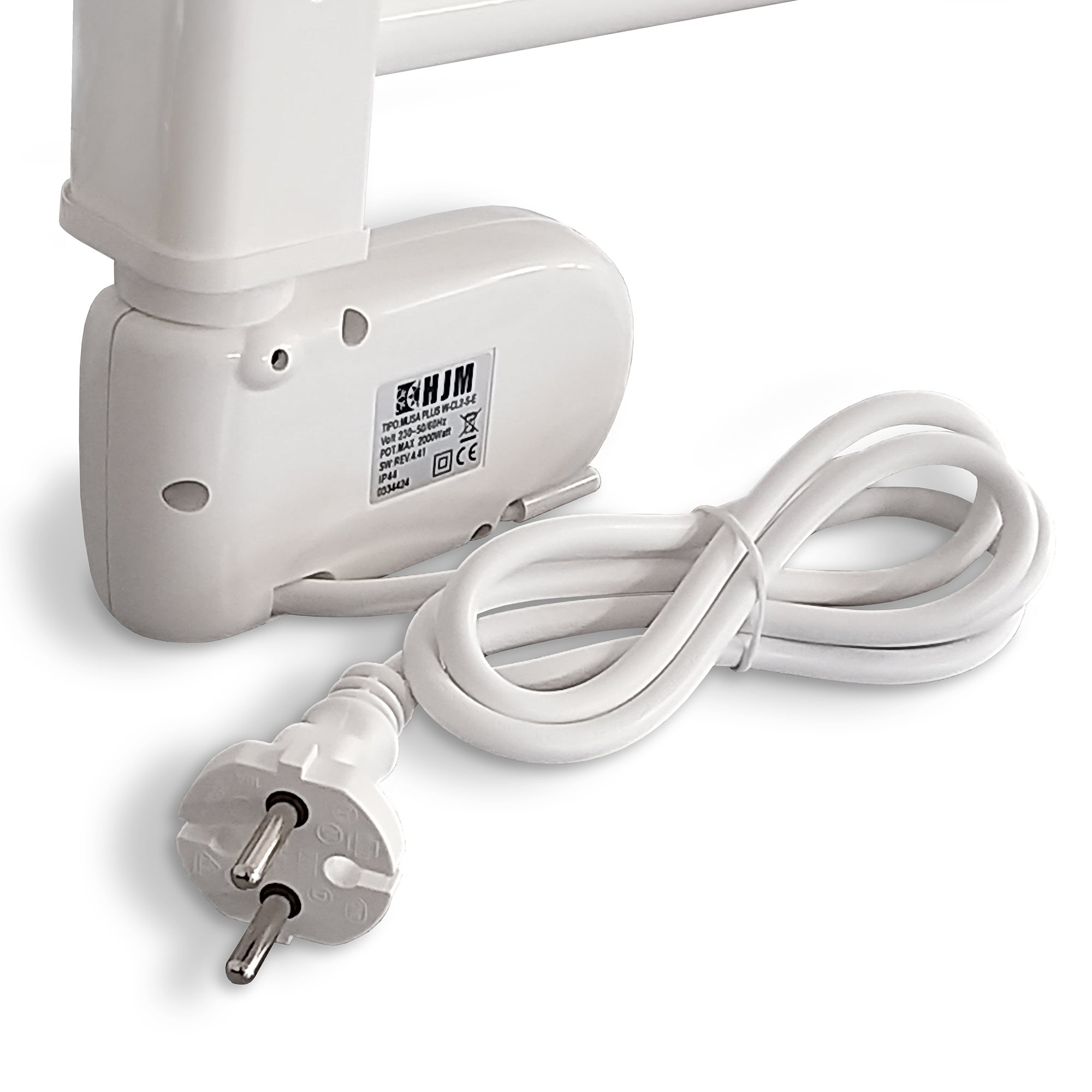Sèche-serviettes électrique à inertie sèche SQUARE 750W blanc - 3