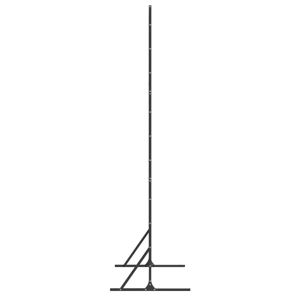 vidaXL Écran de confidentialité Noir 100 x 50 x 180 cm Acier - 5