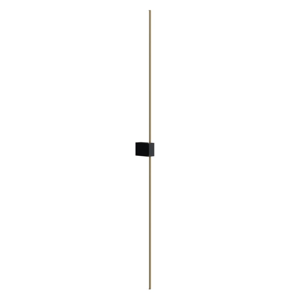 Kinkiet PARS LED 12W Ciepła biel 1050lm czarno-złoty wym: 3x7x104,9 cm IP20 Maytoni