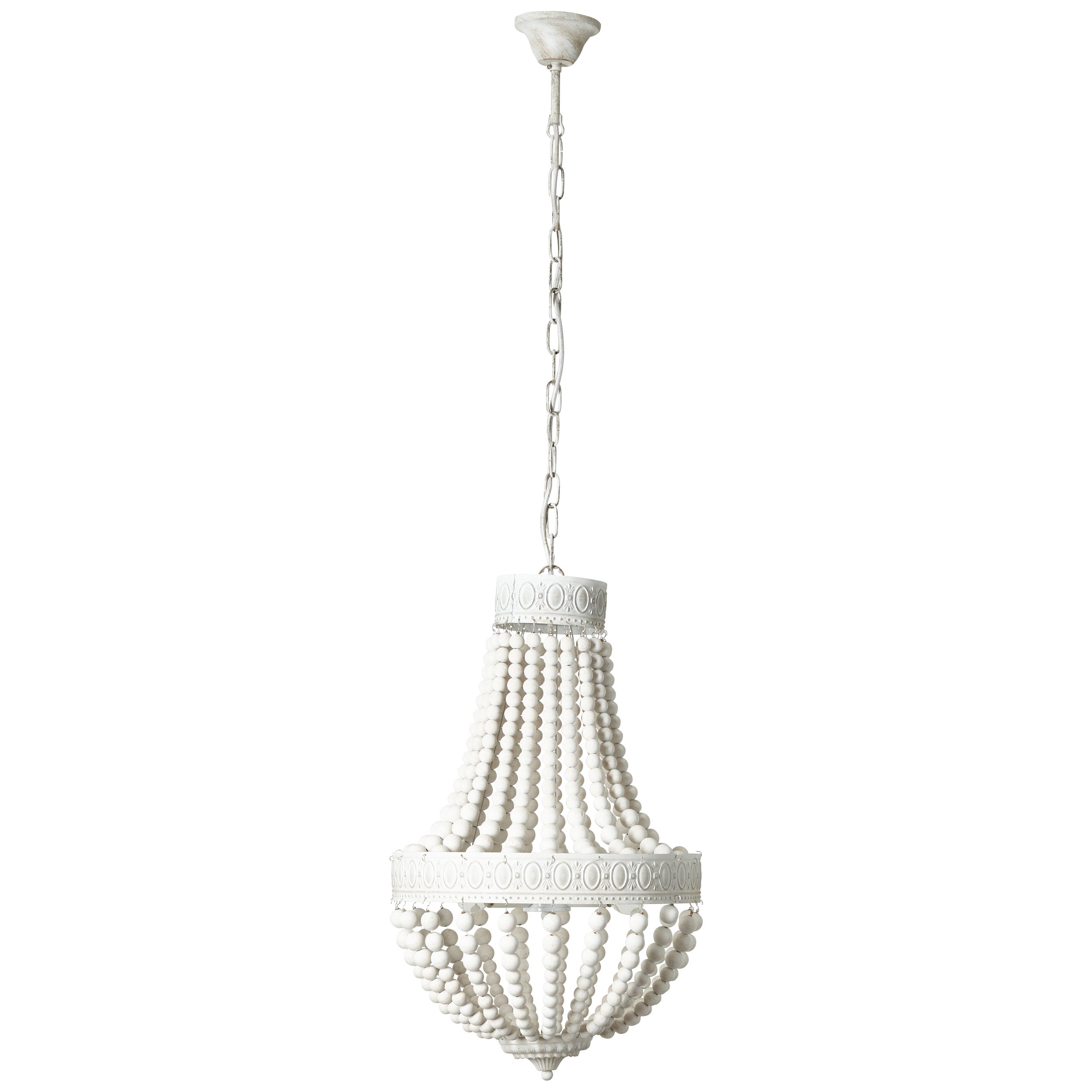 LIBA-Żyrandol metalowo-drewniany Ø40cm - - 2