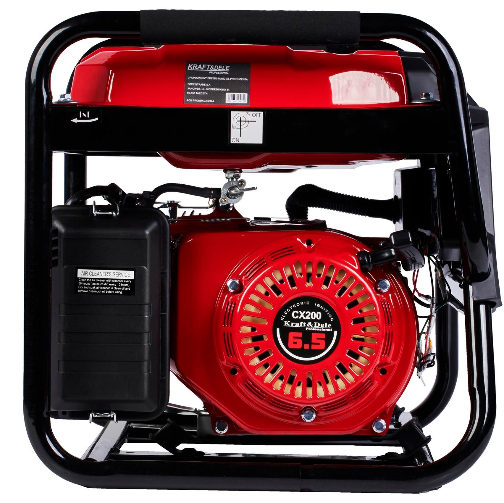 Gerador elétrico 3000 W 12/230 V motor 4 tempos monofásico - 3