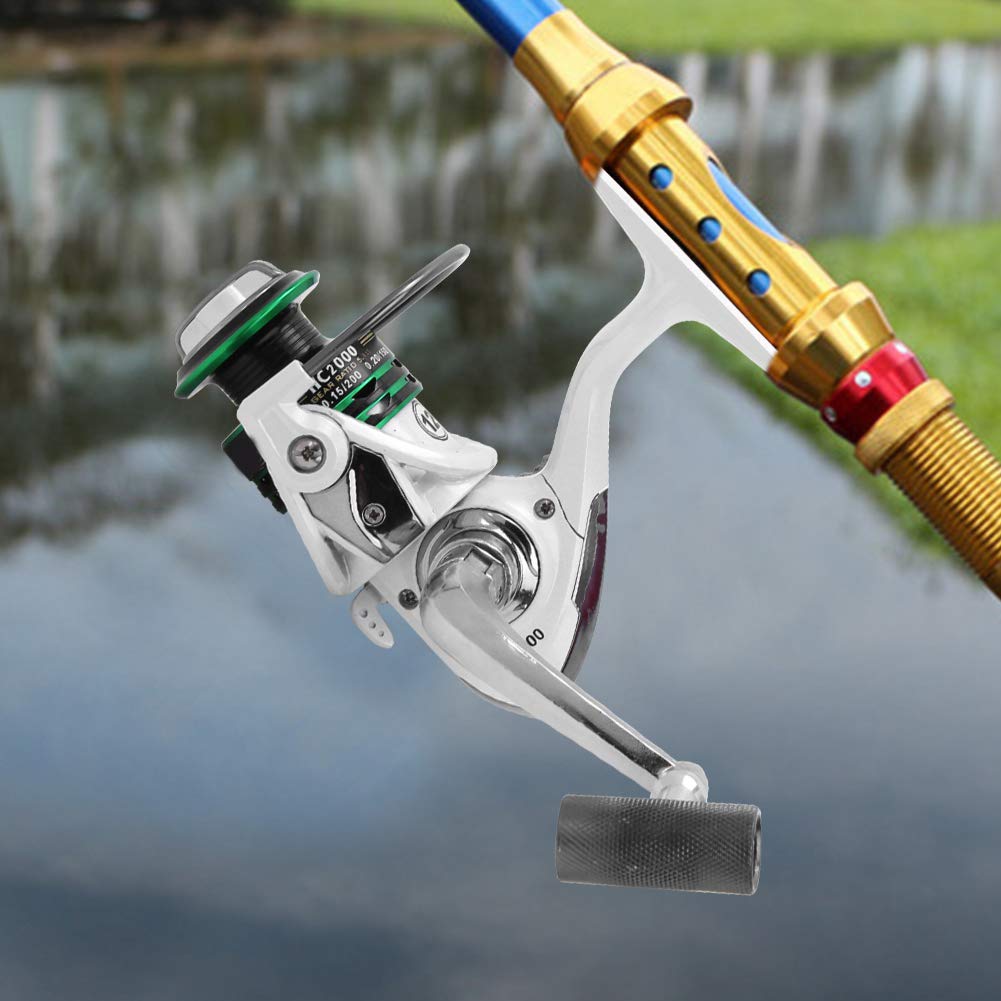 Attrezzatura da pesca con ruota in nylon unidirezionale senza spazio (HC2000) - 4