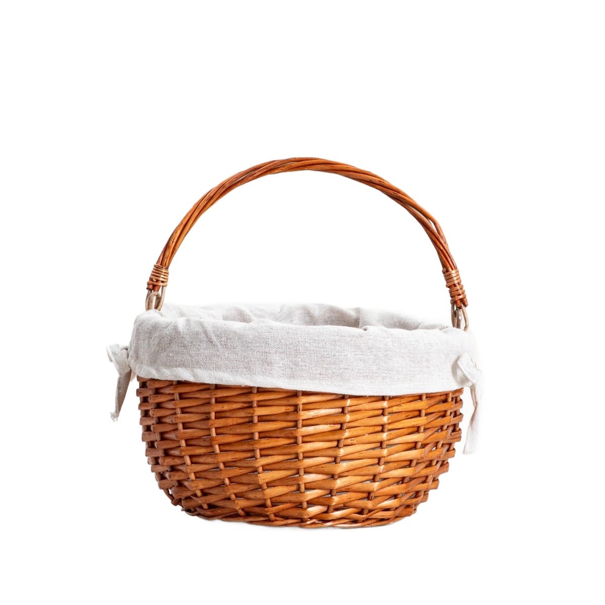 Koszyk CARELLO ze składaną rączką 25 cm HOMLA
