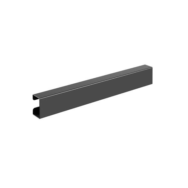 Canalina verticale per scrivania 35cm, Nera - 3