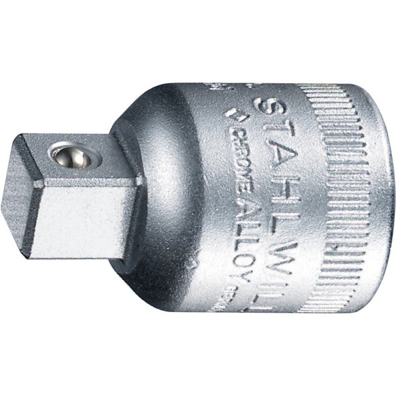 Stahlwille Reduktor 513 Kwadrat napędowy 1/2″ Kwadrat odbiorczy 3/8″ Długość 38,5 mm - 13030002