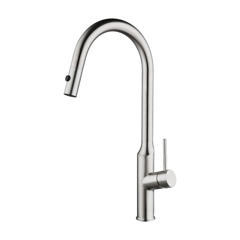 Bateria Kuchenna GranMaster - SYLORA stal szczotkowana, stal nierdzewna, wyciągana wylewka 1szt.