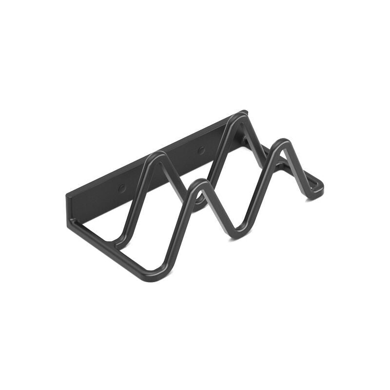 Wielofunkcyjny wspornik kuchenny typu M do dwuwarstwowej deski do krojenia (czarny)