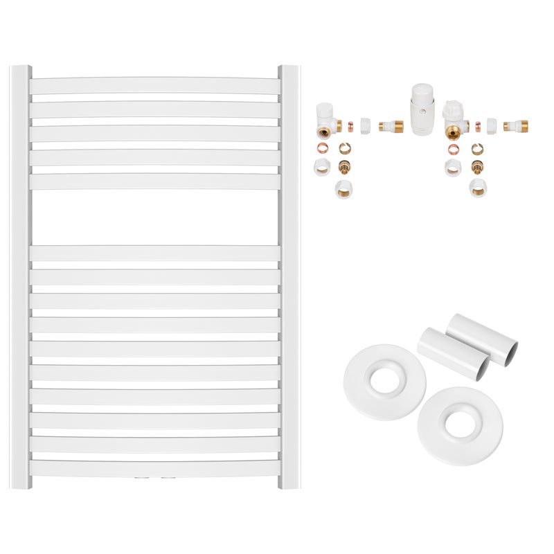 Grzejnik Łazienkowy Drabinka Kaloryfer do Łazienki 540x800 mm INVENA Biały