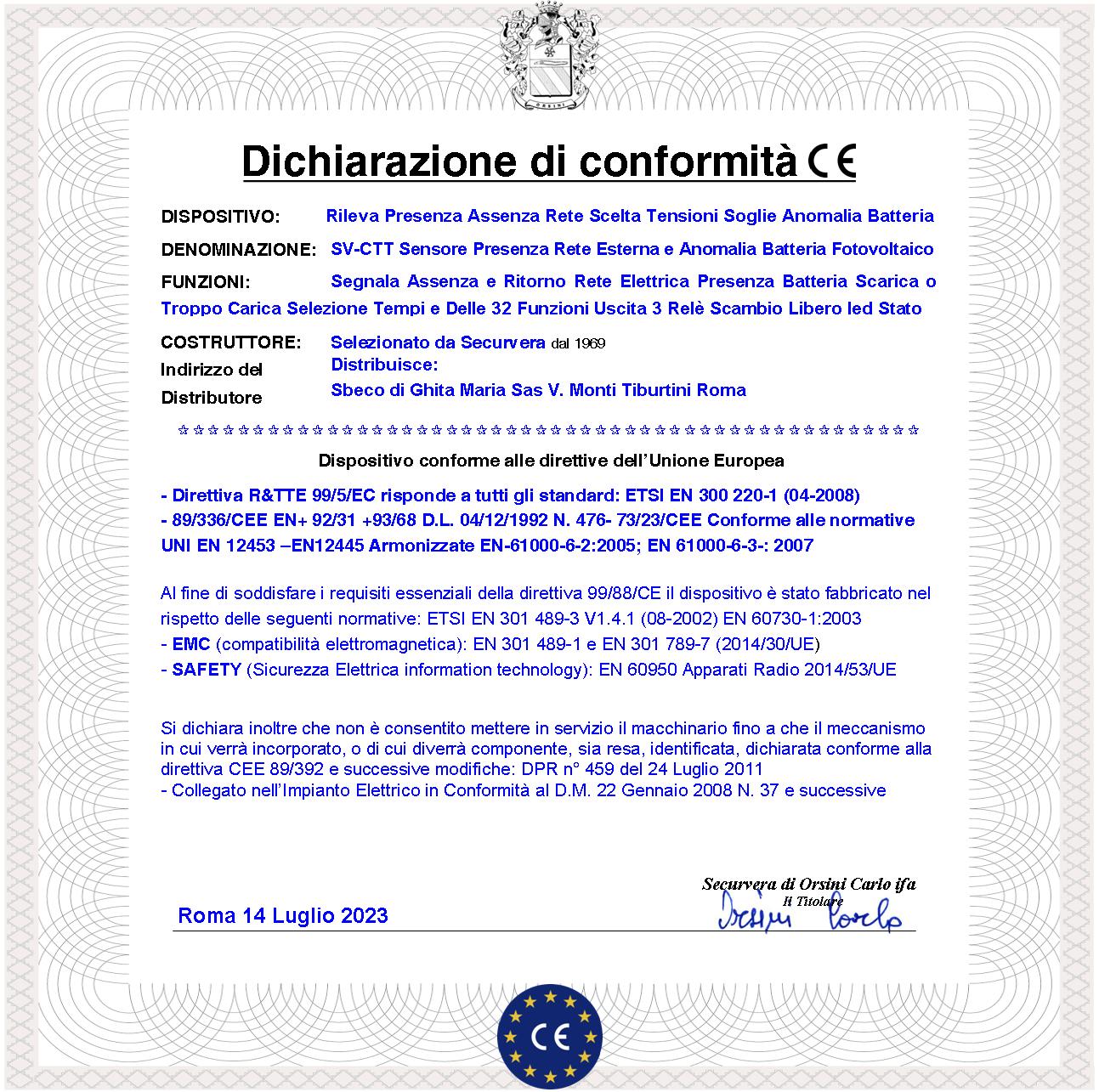 Pannelli Solari Scheda Segnala Assenza e Ritorno Rete Elettrica Presenza Batteria Scarica o Troppo Carica Selezione Tempi e 32 Funzioni Uscita 3 relè - 2