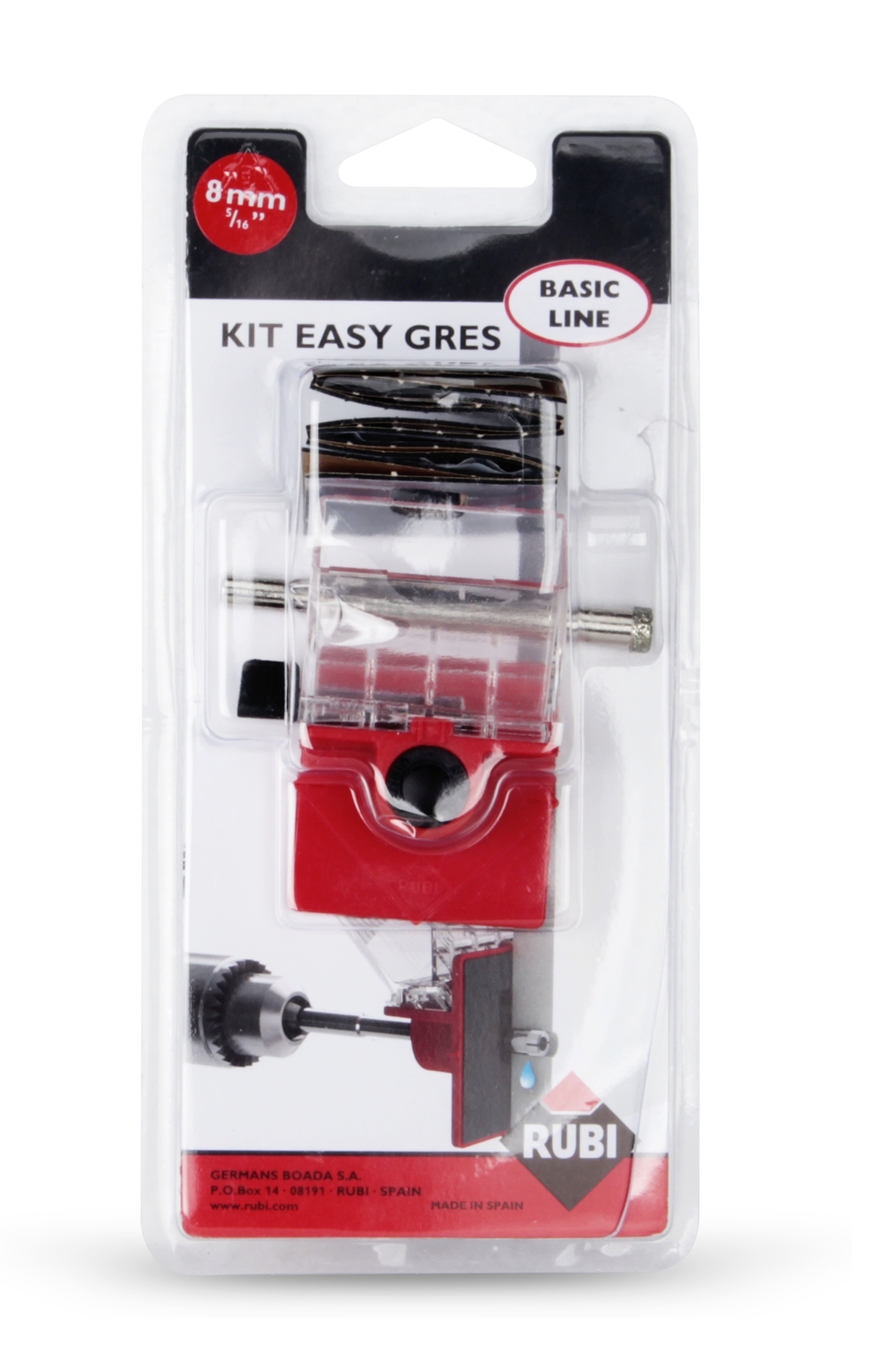 Kit trépan EASYGRES Ø 8 mm RUBI - 5
