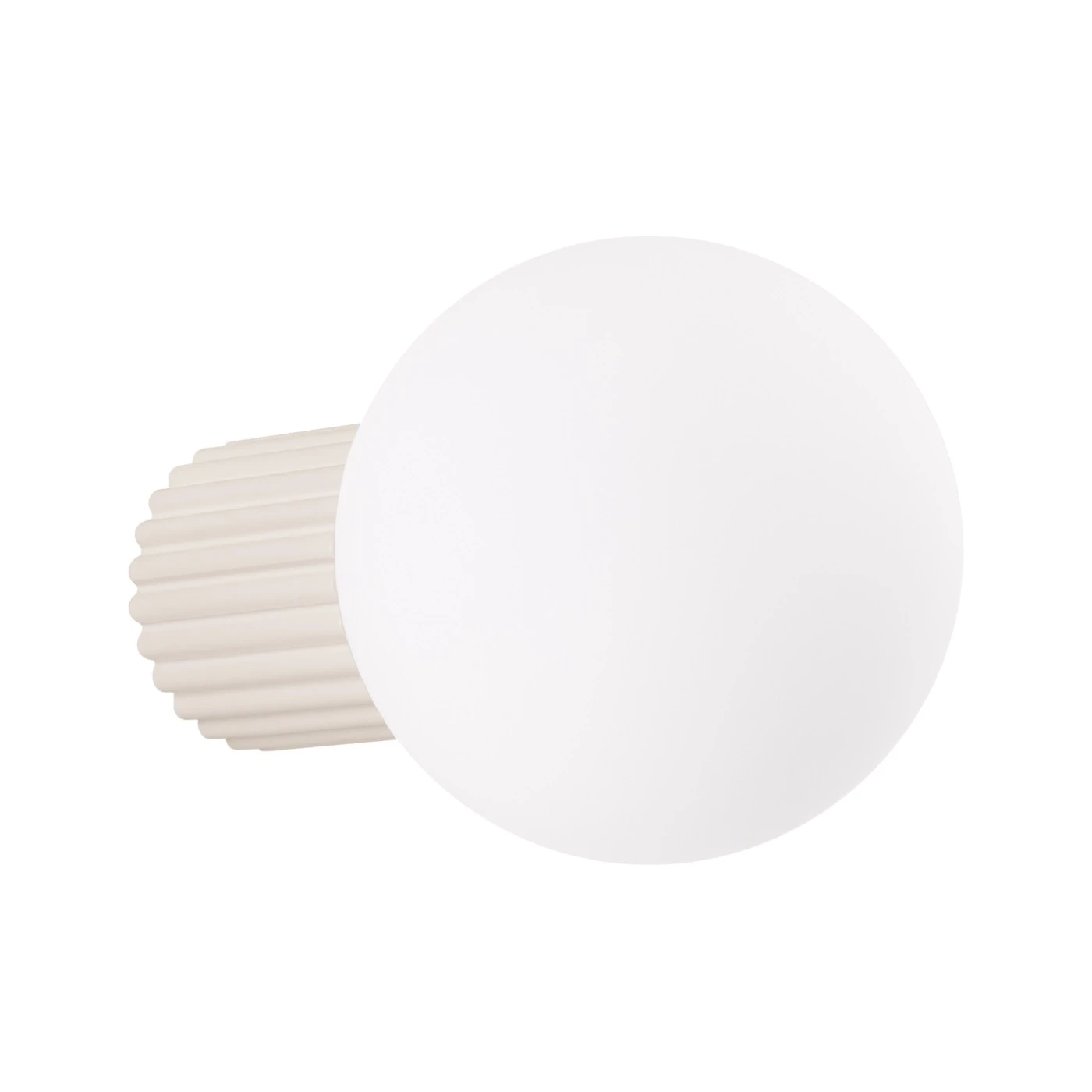 Lampa ścienna przemysłowa Beige Halo z IP44