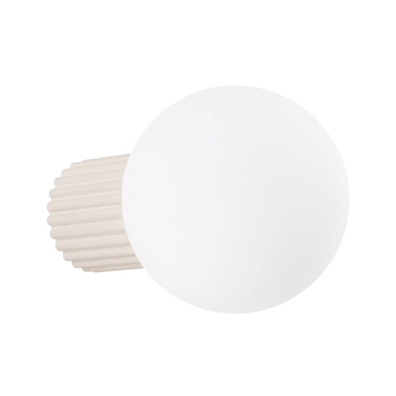 Lampa ścienna przemysłowa Beige Halo z IP44
