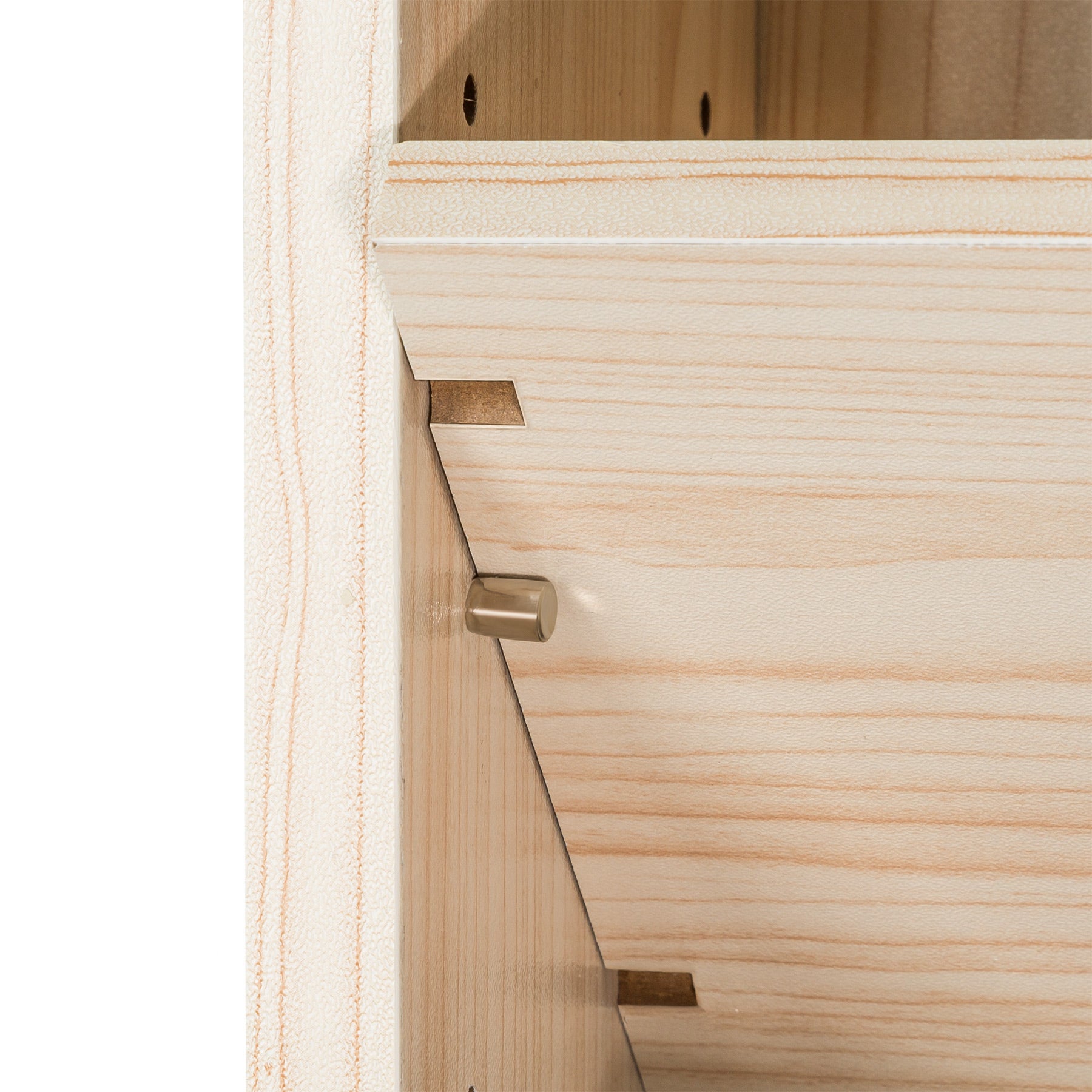 Bibliothèque pour Séjour en MDF Marron H. 90 x l. 21 x P. 20 cm - 5