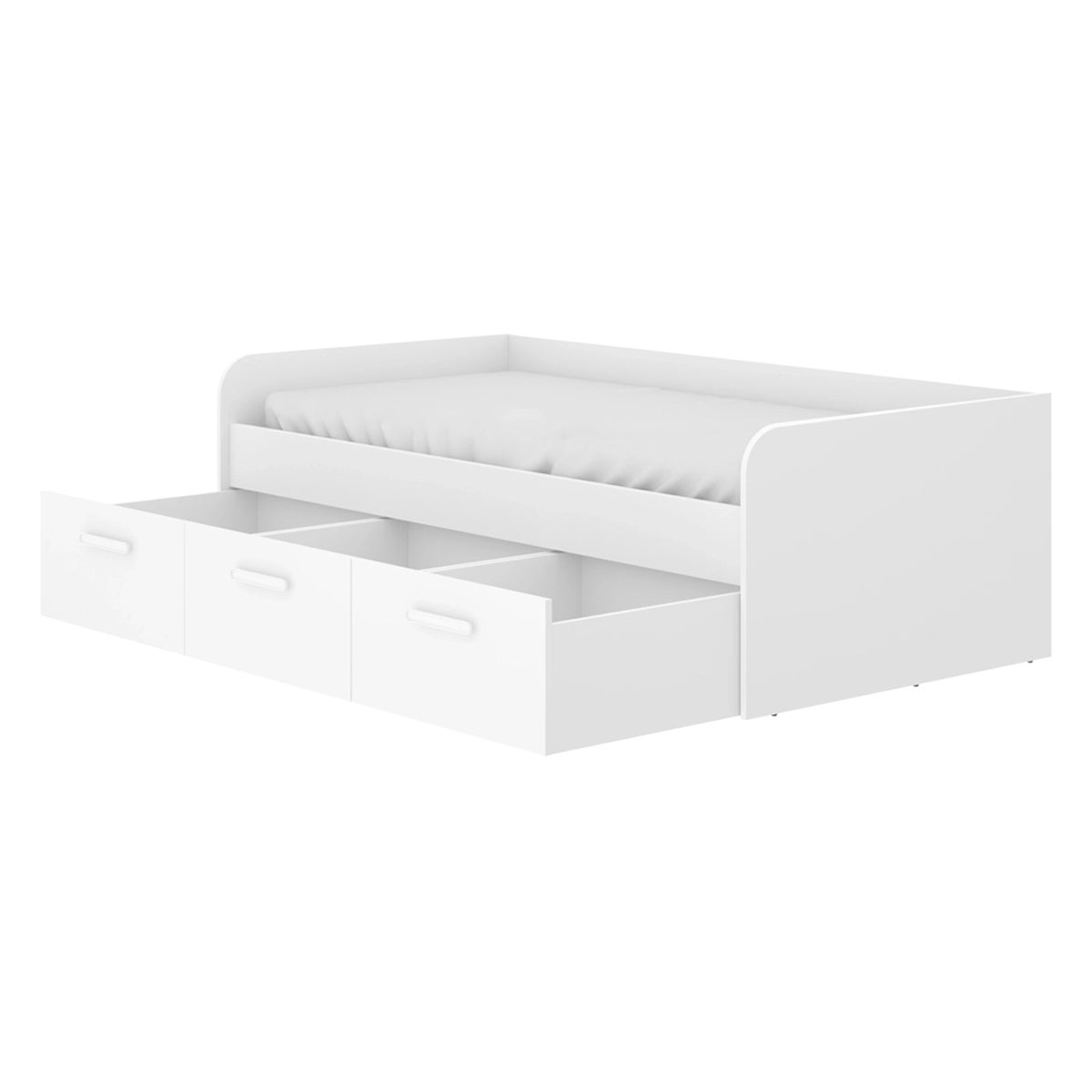 Pack ahorro juvenil Cama Mek con cajones, Colchón viscoelástico Nova y Somier 90 x 190 cm | Subida a domicilio - 5