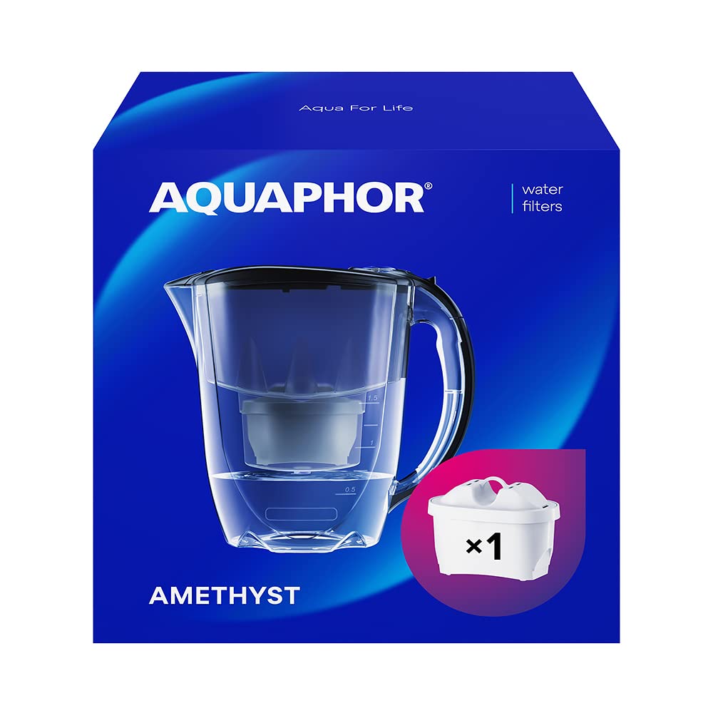 Caraffa Filtrante Aqua Optima Oria 2.8L Blu Con Filtro Evolve+ Riduce Cloro E Calcare