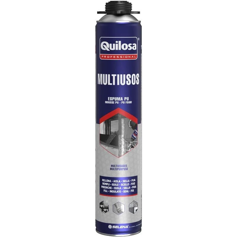 QUILOSA ESPUMA POLIURETANO ORBAFOAN SPRAY PISTOLA (BOTE 700 ML. - 2