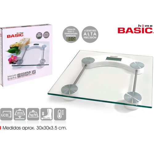 Adler AD 8121 - Bilancia da bagno, trasparente